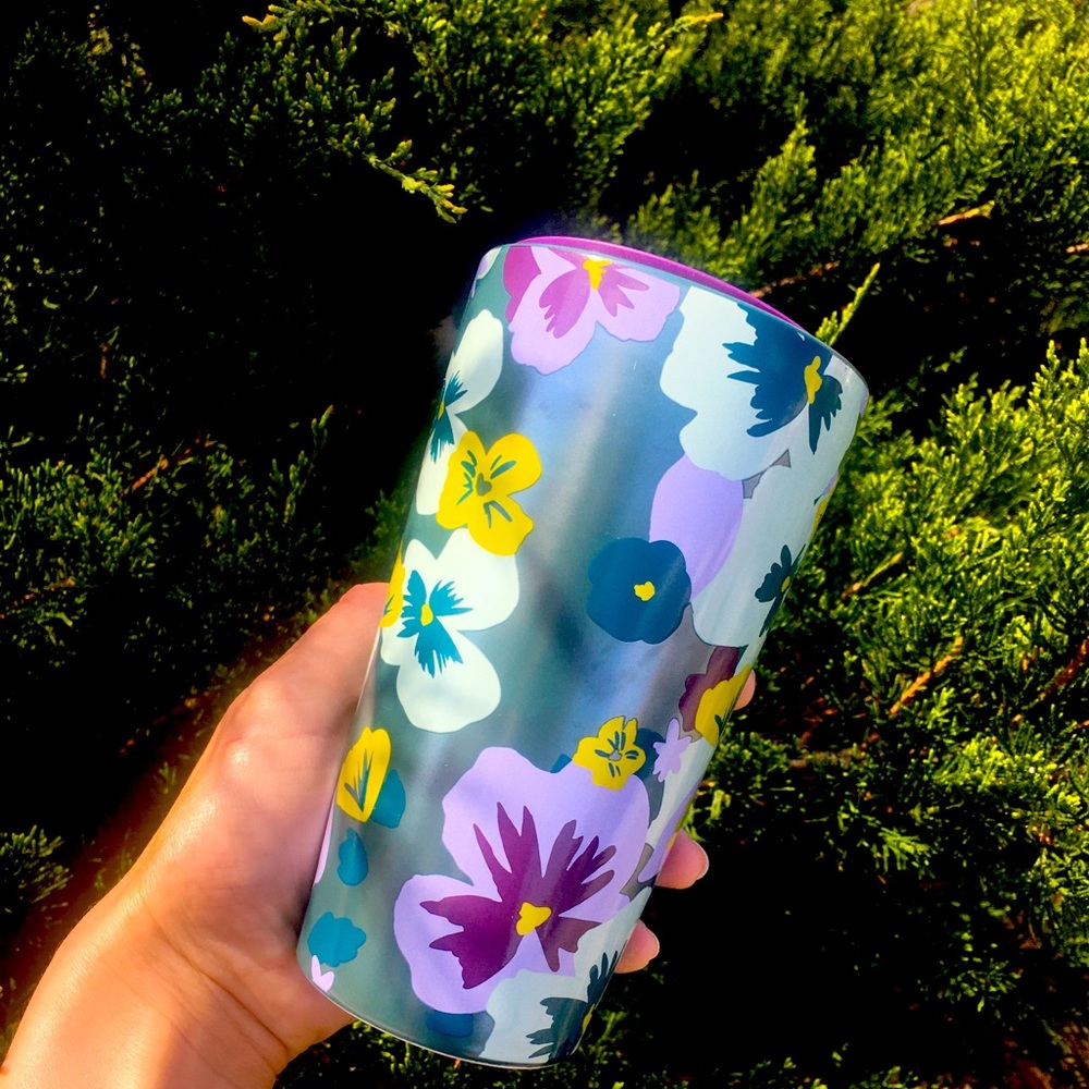 Starbucks floral Tumbler